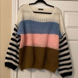 Shein Striped sweater